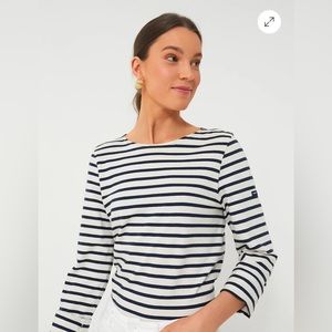 Saint James - GALATHEE II Breton Striped Top with ¾ Sleeve